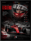 Poster Motorsport Premium — Charles Leclerc